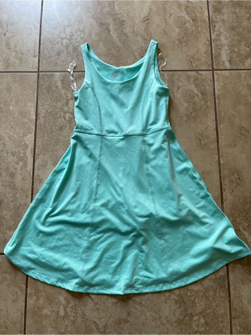 IDEOLOGY Sleeveless Aqua Fit-and-Flare Dress